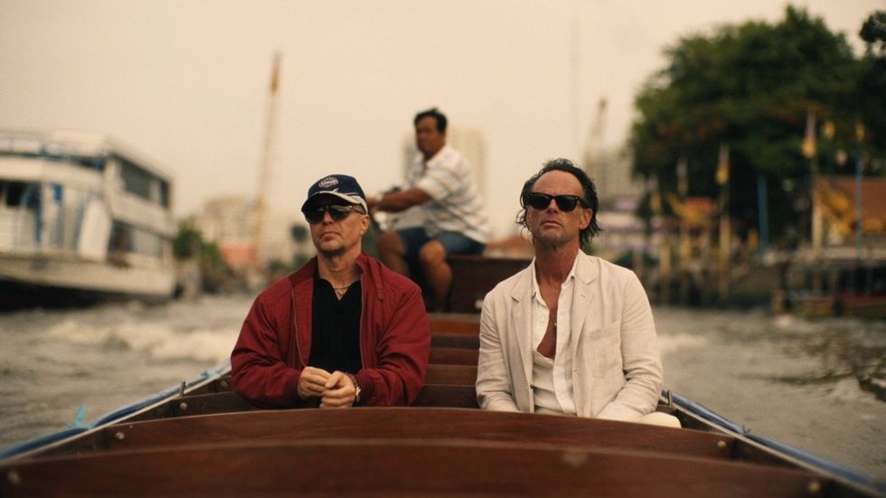 Sam Rockwell and Walton Goggins on The White Lotus season 3