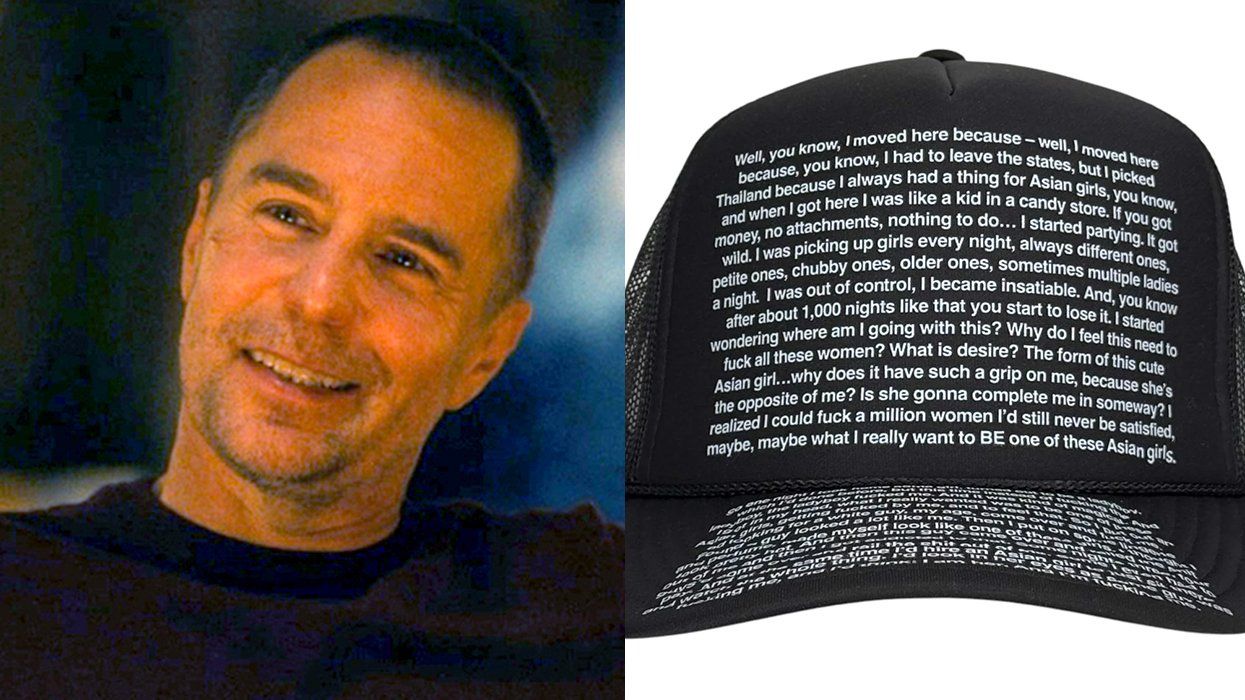 Sam Rockwell White Lotus Season 3 Episode 5 Asian girls Monologue Hat