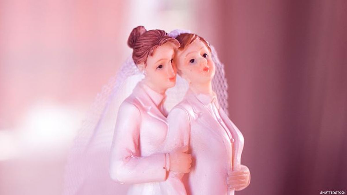Same-Sex Wedding Cake 