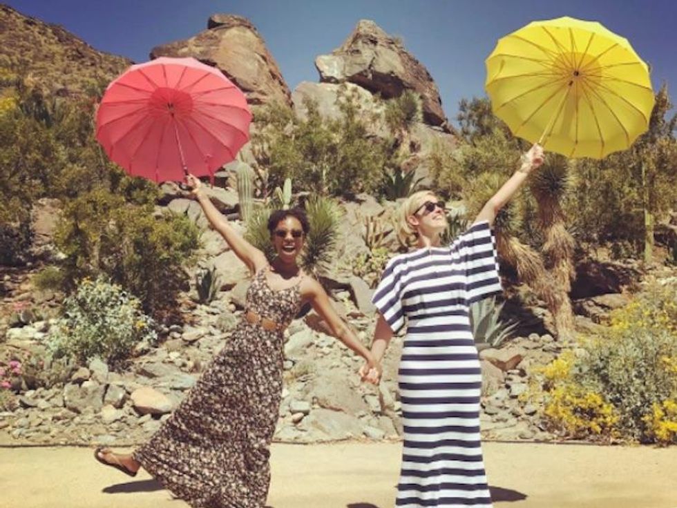 Samira Wiley and Lauren Morelli