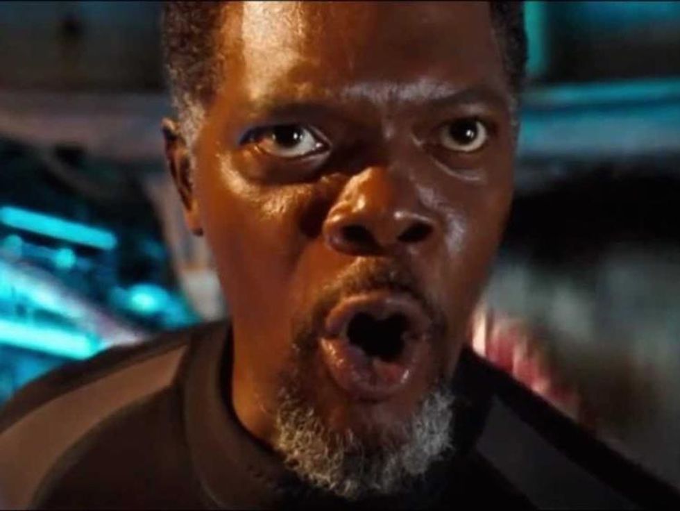 Samuel L. Jackson in 'Deep Blue Sea'