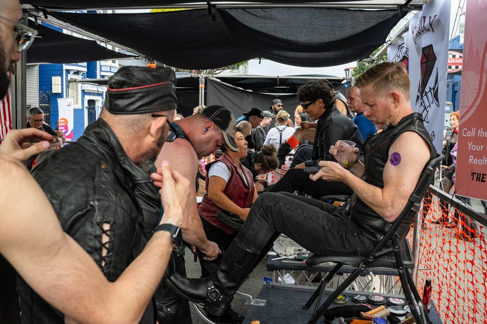 San Francisco Folsom Street leather kink festival Dore Up Your Alley 2025 photo gallery provided by Chantis Parks Photography