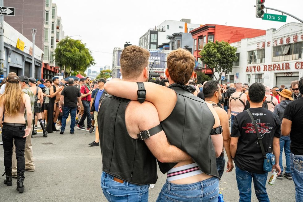 San Francisco Folsom Street leather kink festival Dore Up Your Alley 2025 photo gallery provided by Chantis Parks Photography
