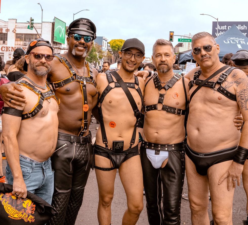 San Francisco Folsom Street leather kink festival Dore Up Your Alley 2025 photo gallery provided by Chantis Parks Photography