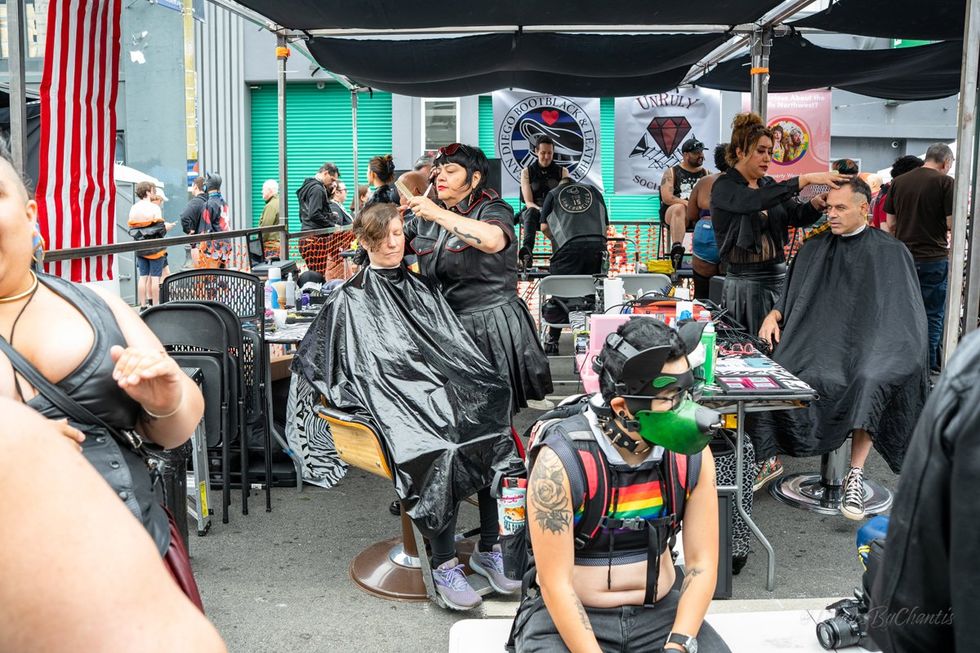 San Francisco Folsom Street leather kink festival Dore Up Your Alley 2025 photo gallery provided by Chantis Parks Photography