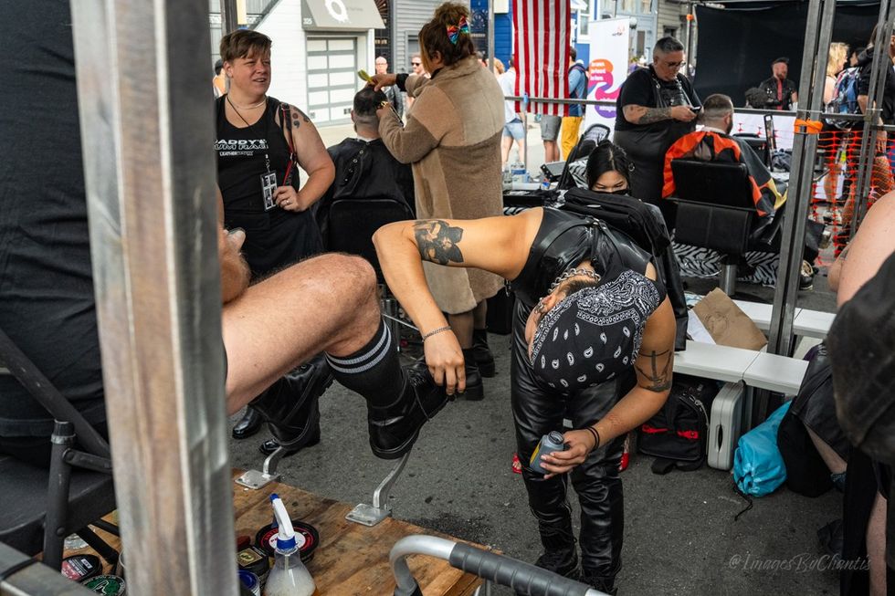 San Francisco Folsom Street leather kink festival Dore Up Your Alley 2025 photo gallery provided by Chantis Parks Photography