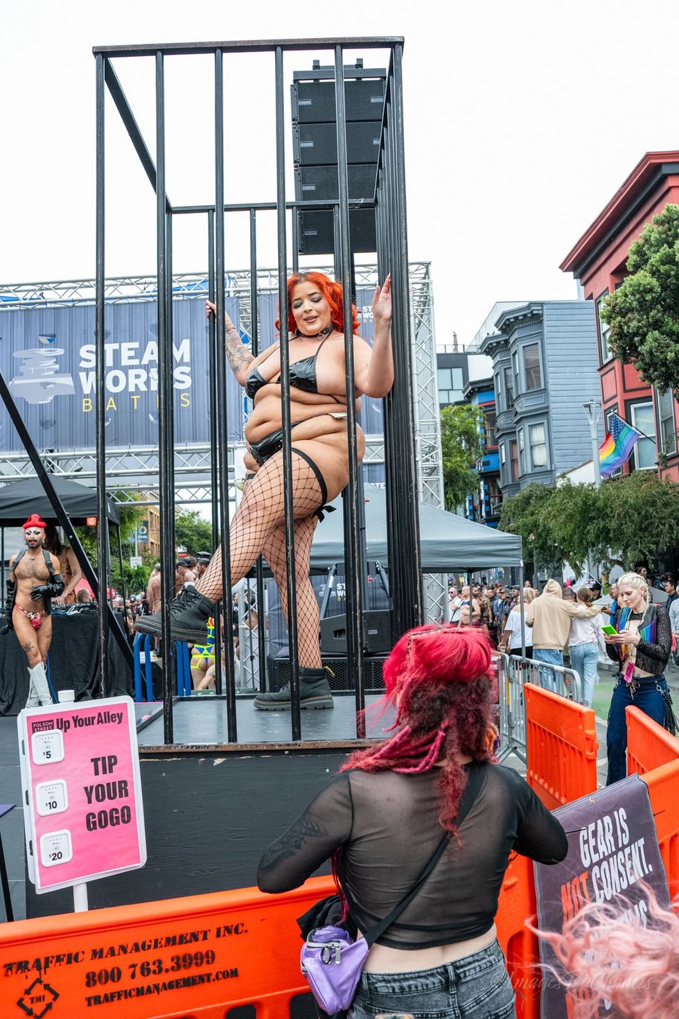San Francisco Folsom Street leather kink festival Dore Up Your Alley 2025 photo gallery provided by Chantis Parks Photography