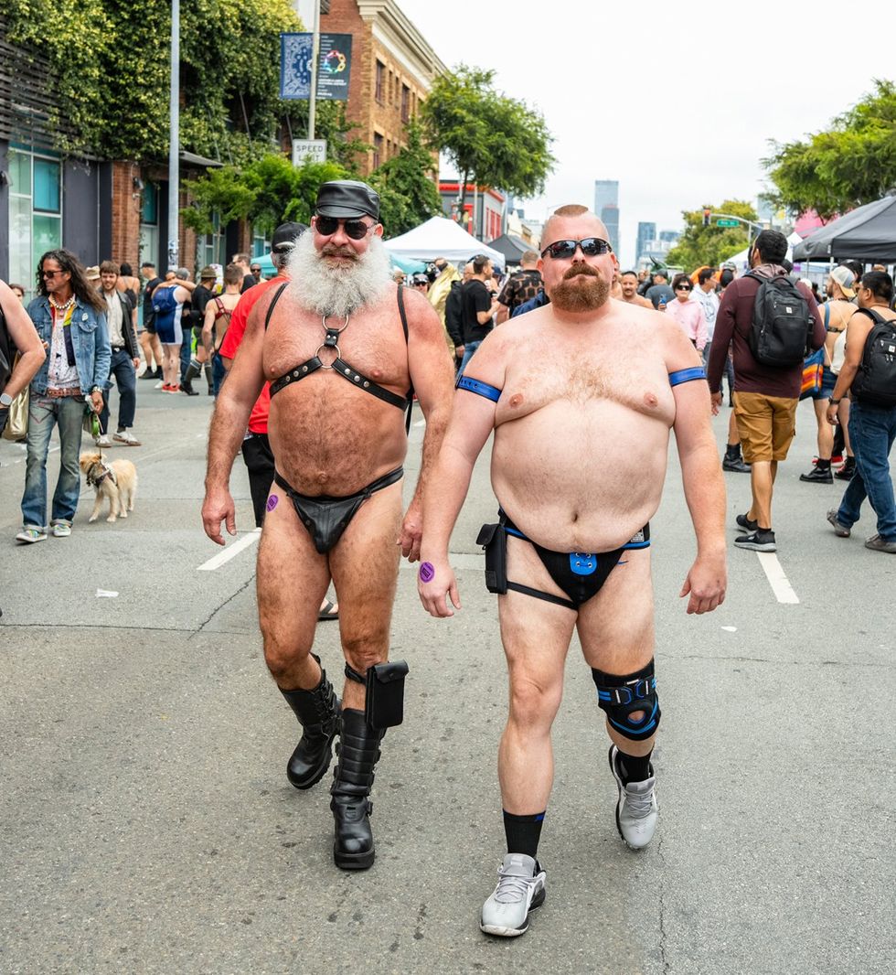 San Francisco Folsom Street leather kink festival Dore Up Your Alley 2025 photo gallery provided by Chantis Parks Photography