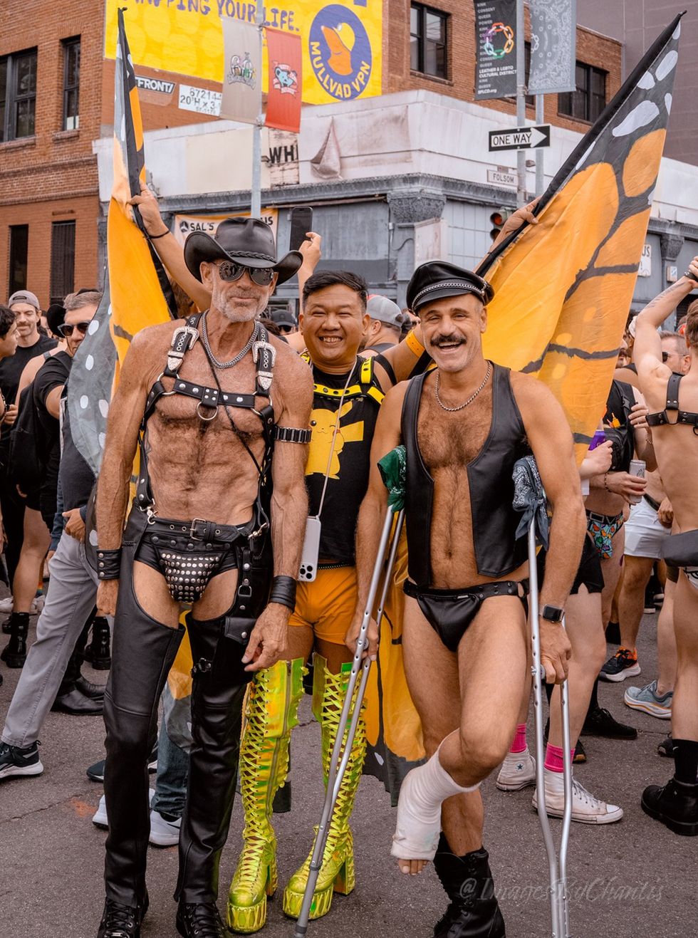 San Francisco Folsom Street leather kink festival Dore Up Your Alley 2025 photo gallery provided by Chantis Parks Photography