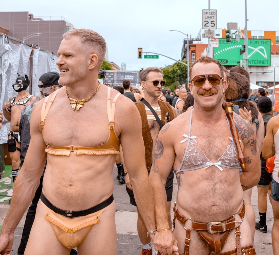San Francisco Folsom Street leather kink festival Dore Up Your Alley 2025 photo gallery provided by Chantis Parks Photography
