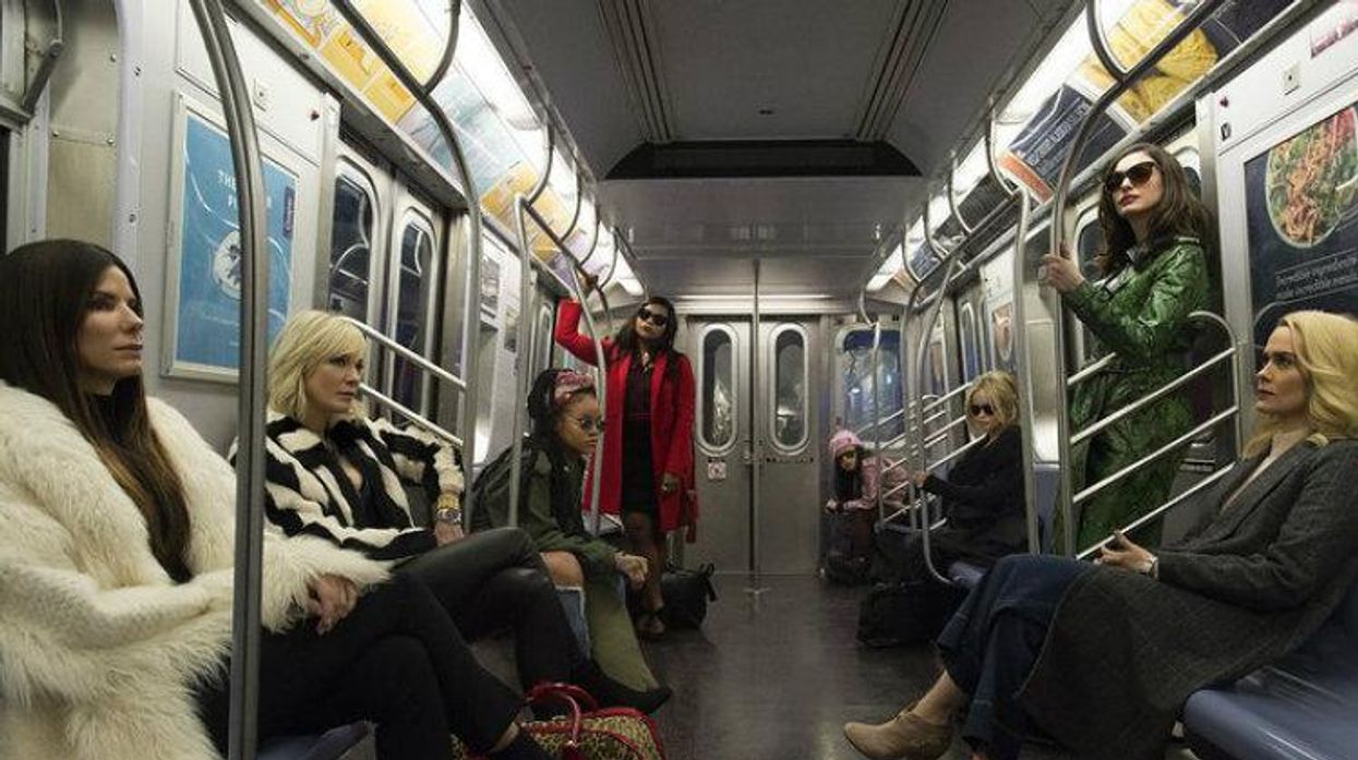 Sandra Bullock, Cate Blanchett, Anne Hathaway, Helena-Bonham Carter, Rihanna, Sarah Paulson, Mindy Kaling, Awkwafina