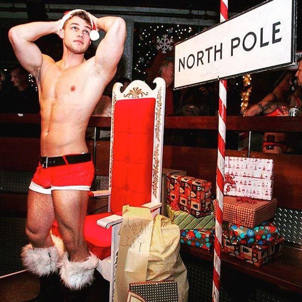 Santa Speedo Run in Chicago