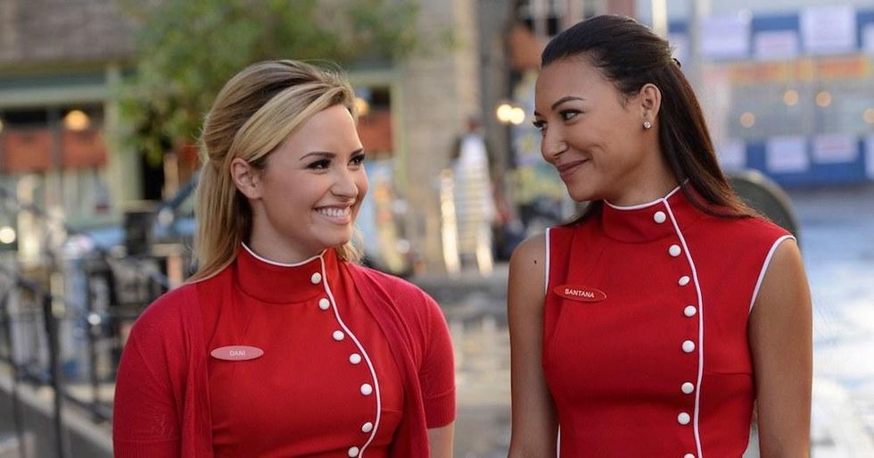 Santana and Dani, "Glee" (2013)