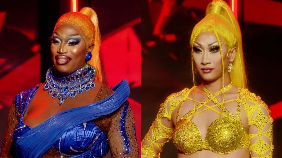 Sapphira Crist\u00e1l; Nymphia Wind on RuPaul's Drag Race season 16 finale top 2