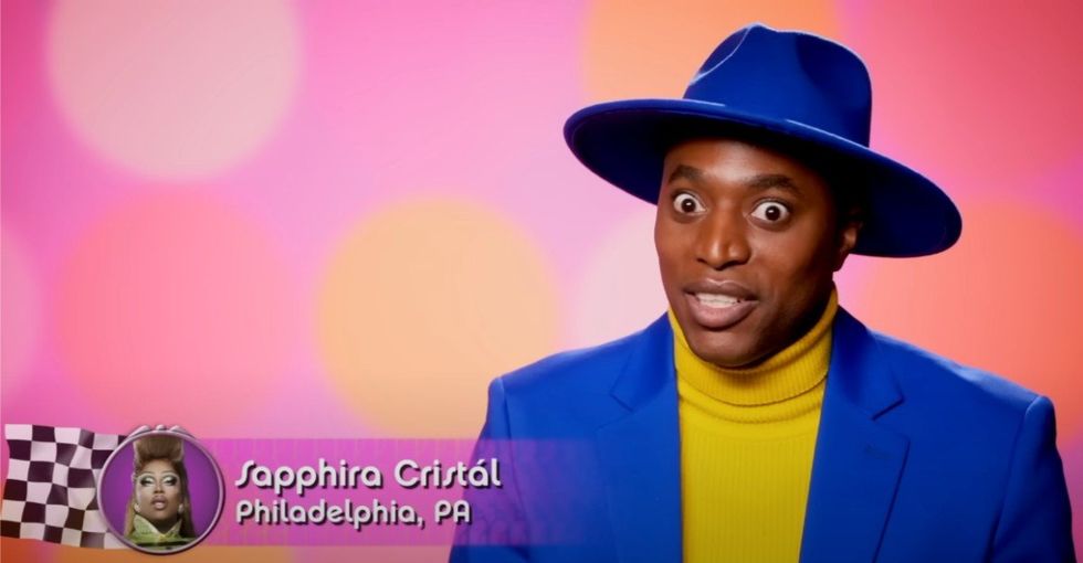 Sapphira Crist\u00e1l on RuPaul's Drag Race season 16 episode 10