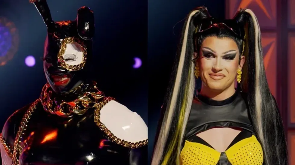 Sapphira Cristal and Plane Jane on RuPaul's Drag Race season 16 episode 13