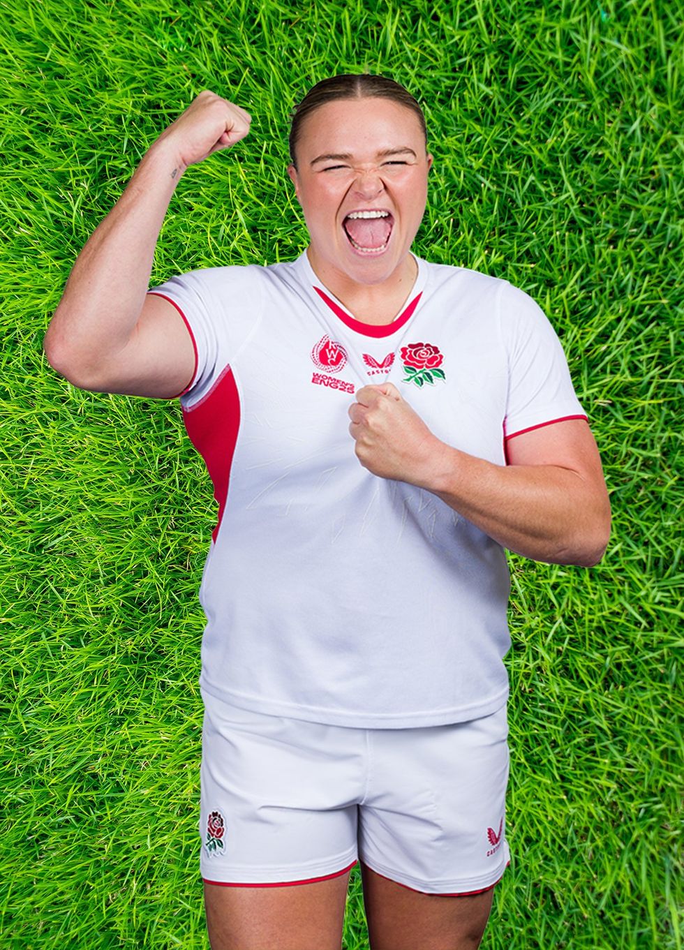 Sarah Bern Team England Womens Rugby World Cup