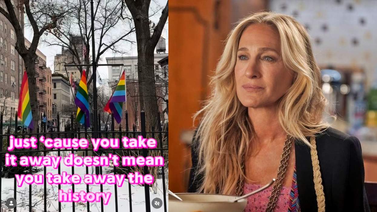 Sarah Jessica Parker shares Instagram video reacting to the removal of the Pride flag from the Stonewall National Monument