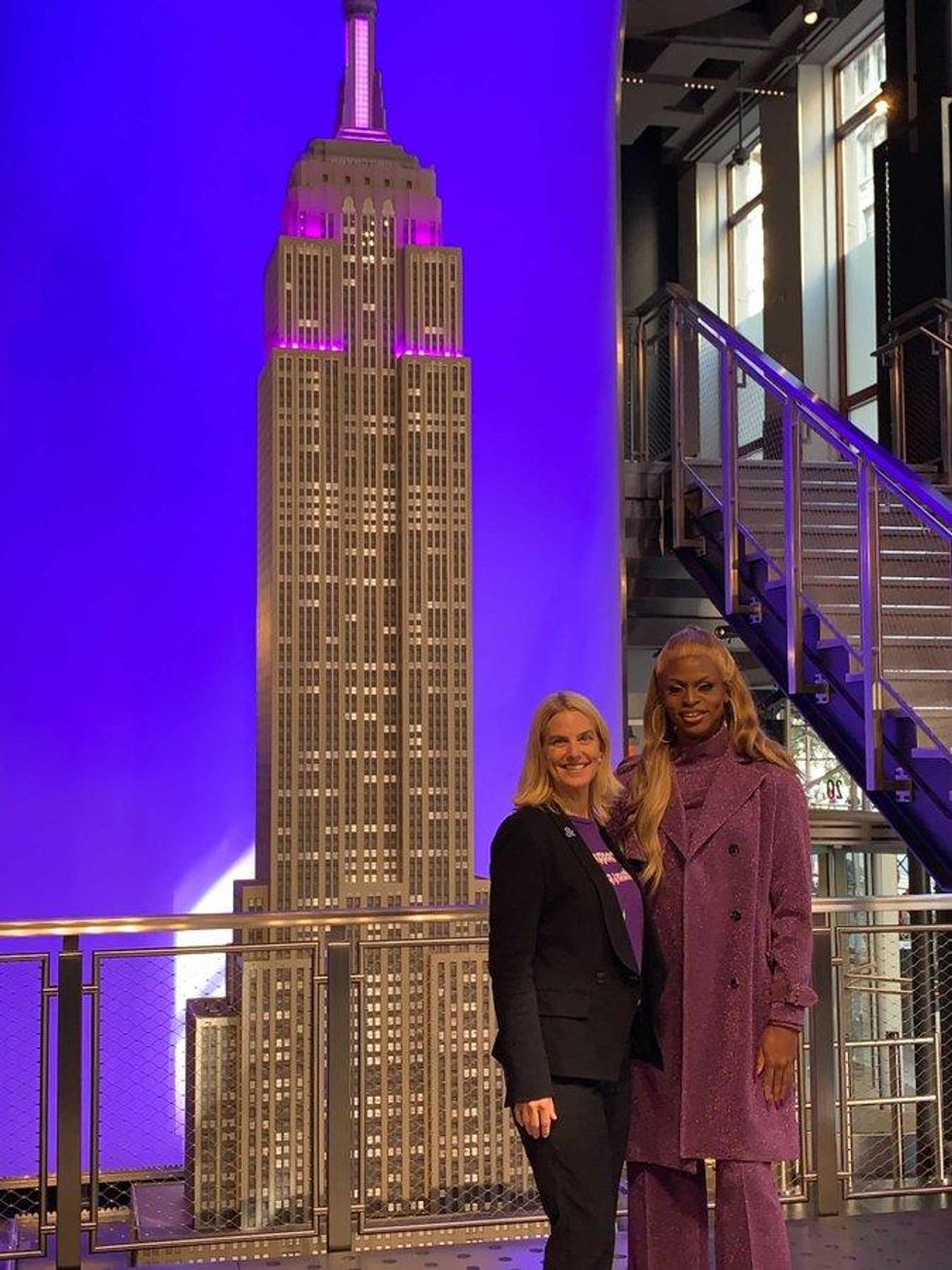 Sarah Kate Ellis and Symone