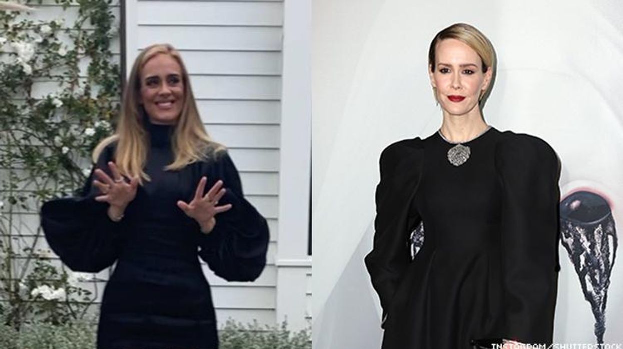 Sarah Paulson and Adele look alike
