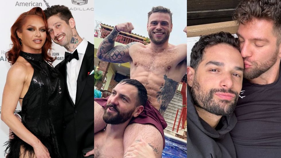 Sasha Colby and Ben Koenigsberg; Gus Kenworthy and Tyler Green; Johnny Sibilly and Phillip Davis