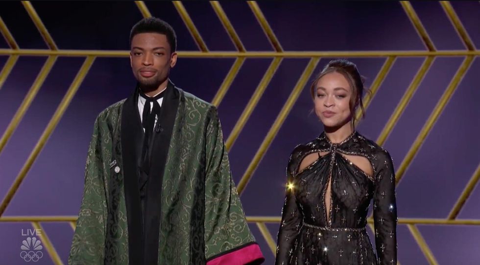 Satchel Lee at Golden Globes 2021