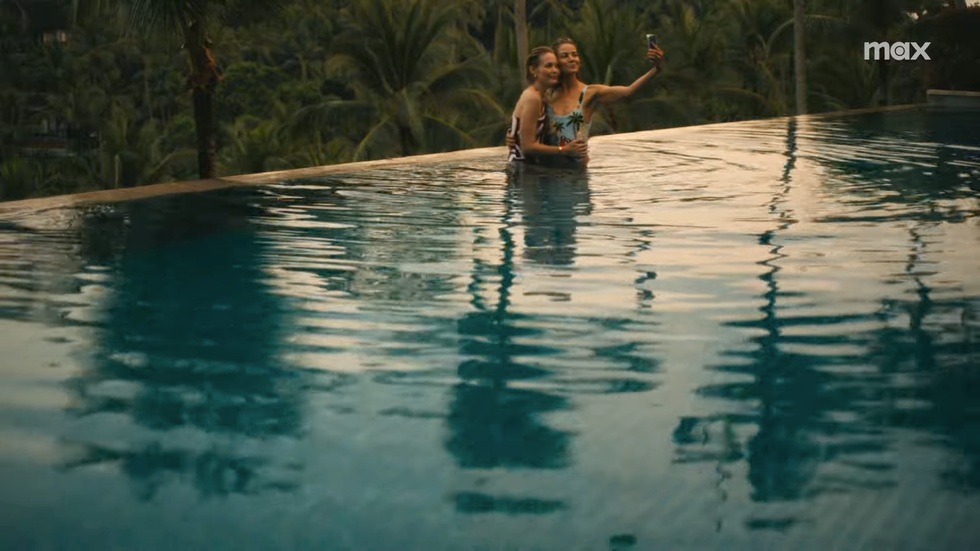 Scene in The White Lotus season 3 trailer