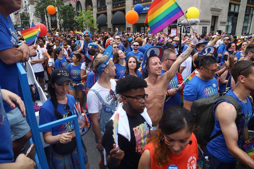 Scenes from the Pepsi WorldPride float