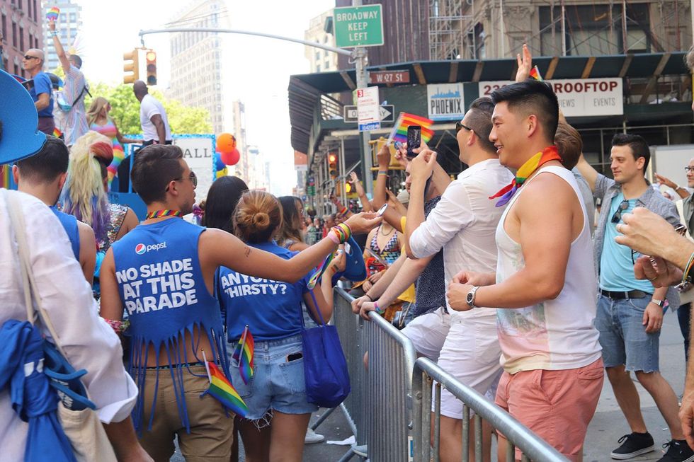 Scenes from the Pepsi x Out WorldPride float