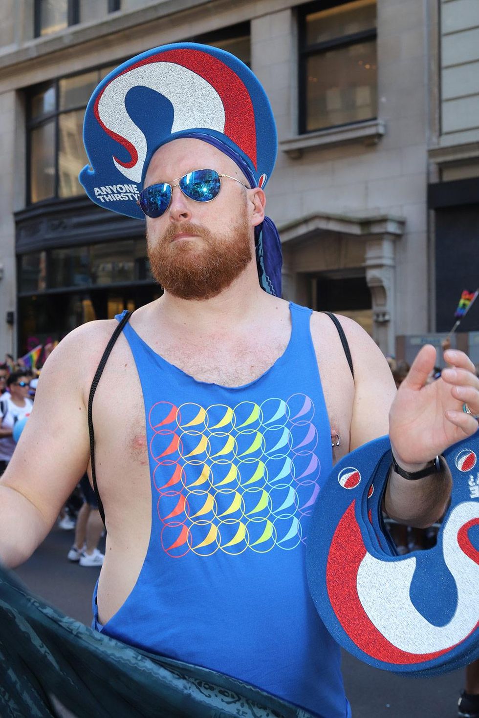Scenes from the Pepsi x Out WorldPride float