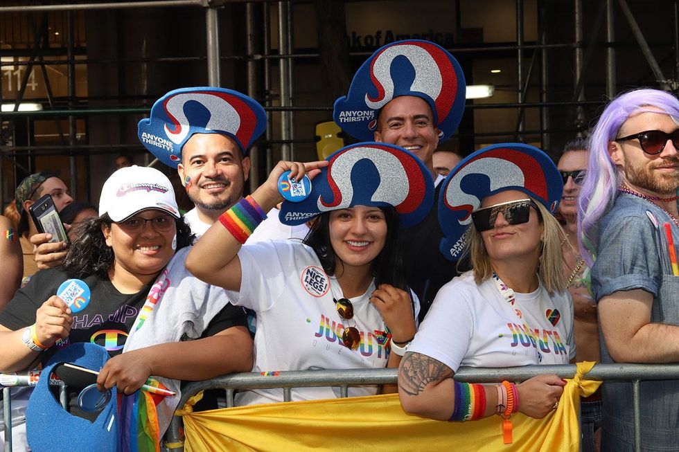 Scenes from the Pepsi x Out WorldPride float