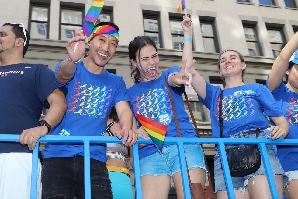 Scenes from the Pepsi x Out WorldPride float