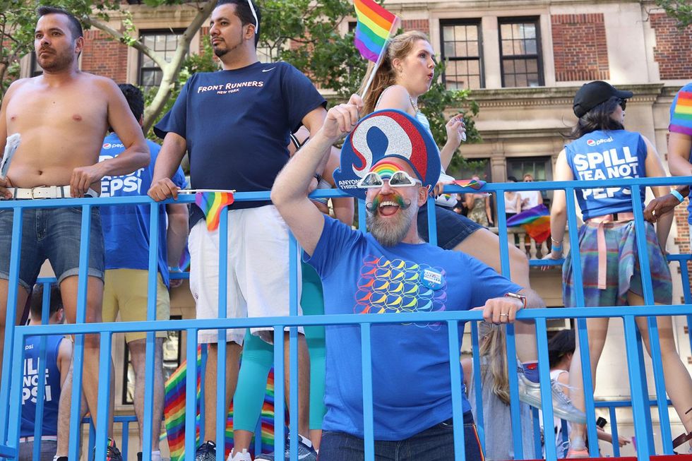 Scenes from the Pepsi x Out WorldPride float