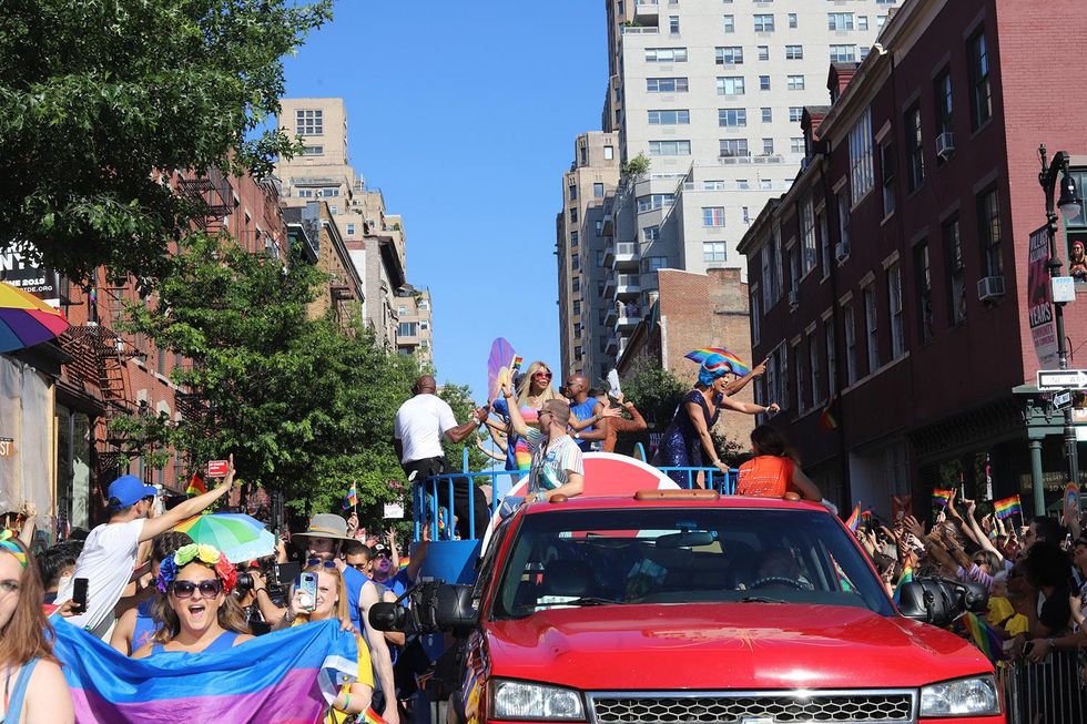 Scenes from the Pepsi x Out WorldPride float