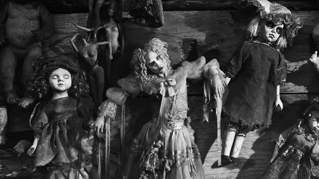 Screenshot from Lady Gaga's "The Dead Dance" music video, Interscope Records