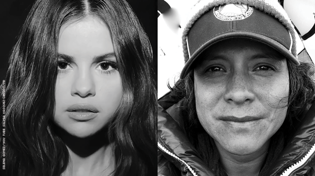 Selena Gomez and Silvia Vasquez-Lavado