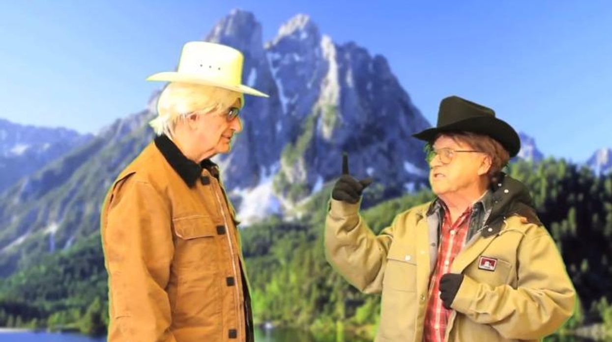 Seniors Recreate Brokeback Mountain