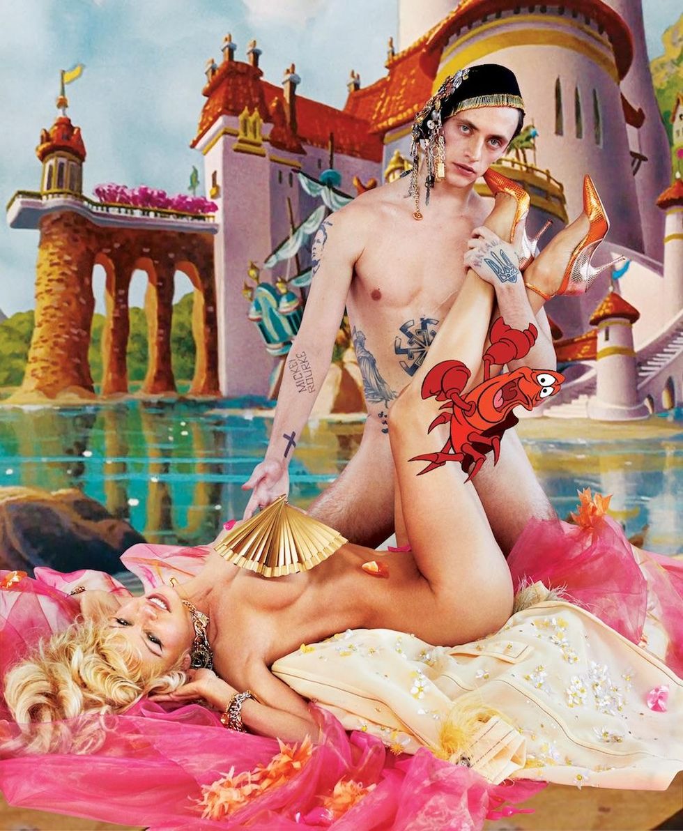 Sergei Polunin and Pamela Anderson for 'King Kong'