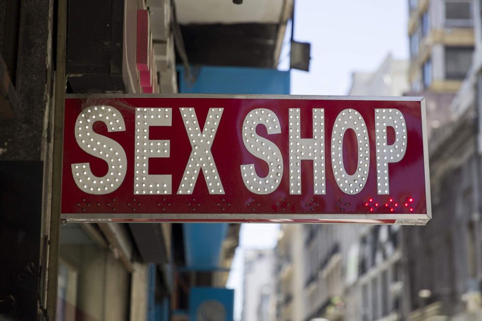 Sex shop sign