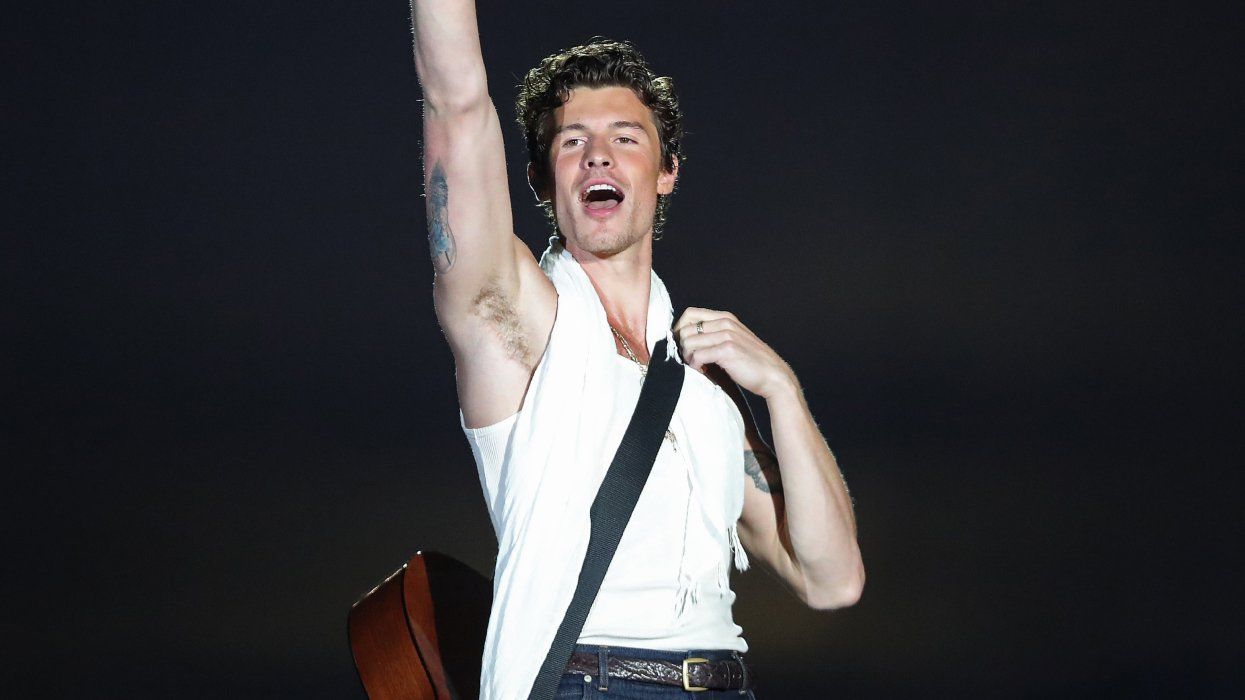 Shawn Mendes performs on Mundo Stage as part of the Rock In Rio Festival at Cidade do Rock on September 23, 2024 in Rio de Janeiro, Brazil.