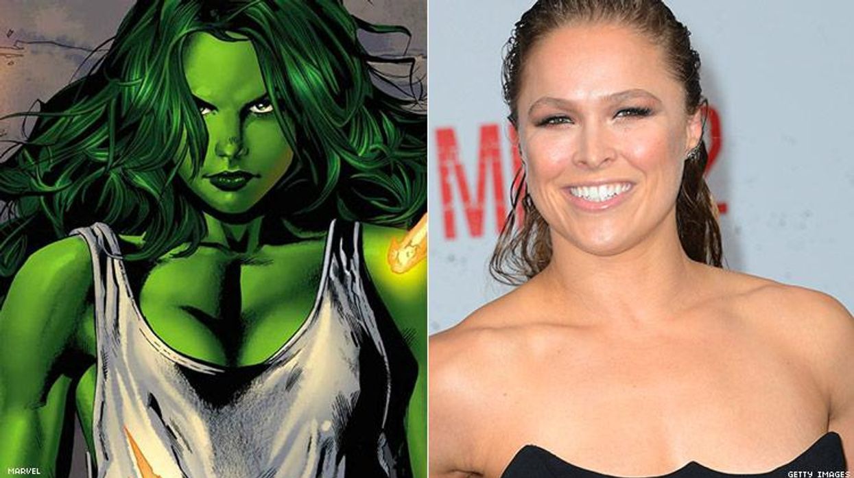 She-Hulk and Ronda Rousey