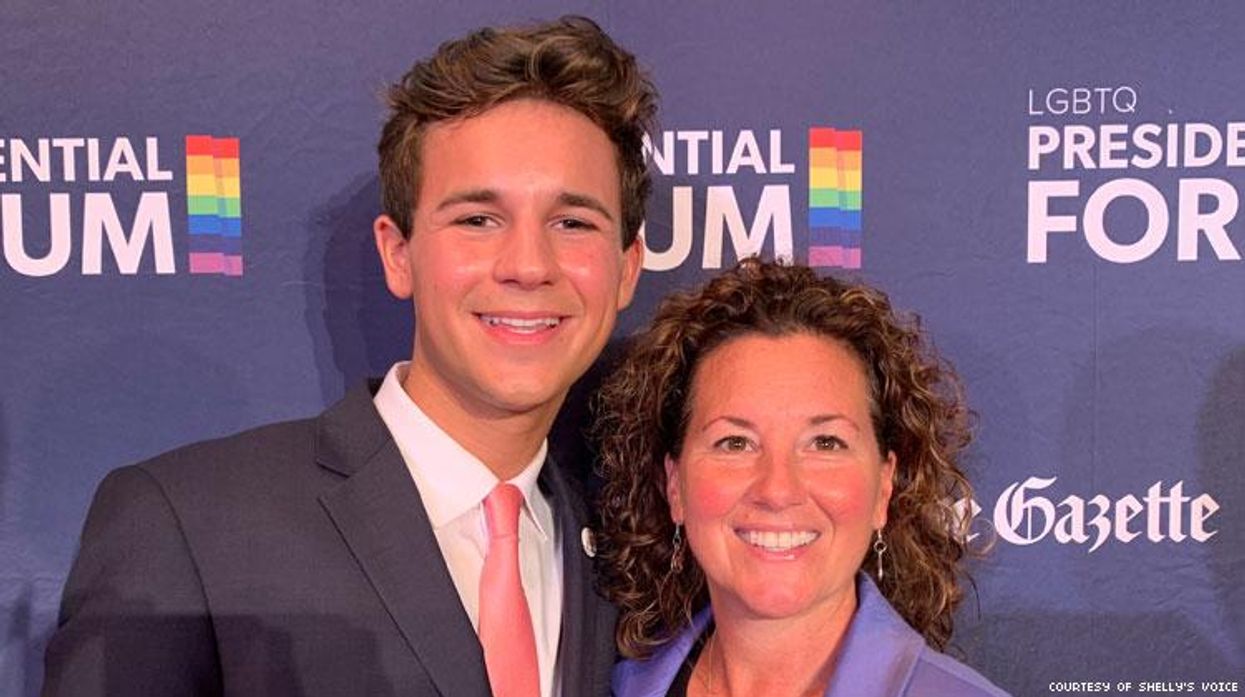 shelly fitzgerald files lawsuit suit fired lesbian gay teacher guidance counselor catholic high school indiana indianapolis archdiocese dominic conover shelly voice fundraiser legal fees students roncalli lynne starkey kelly fisher joshua payne elliott