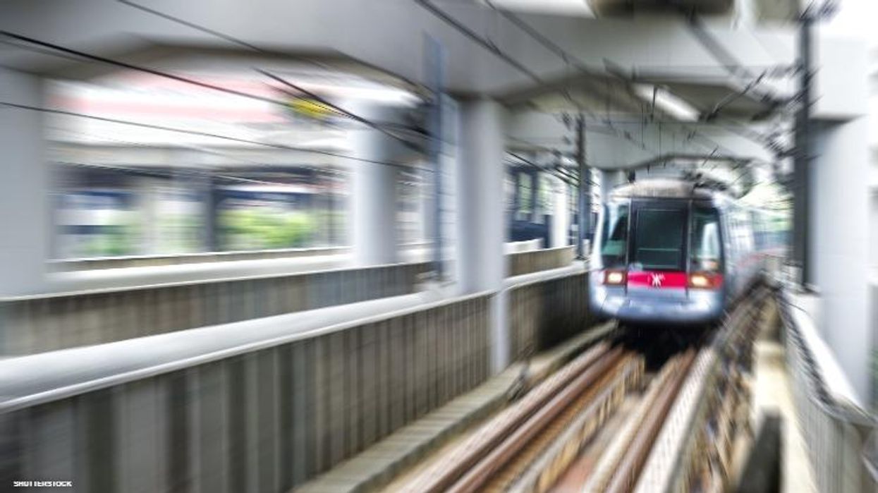 Shutterstock of a train.