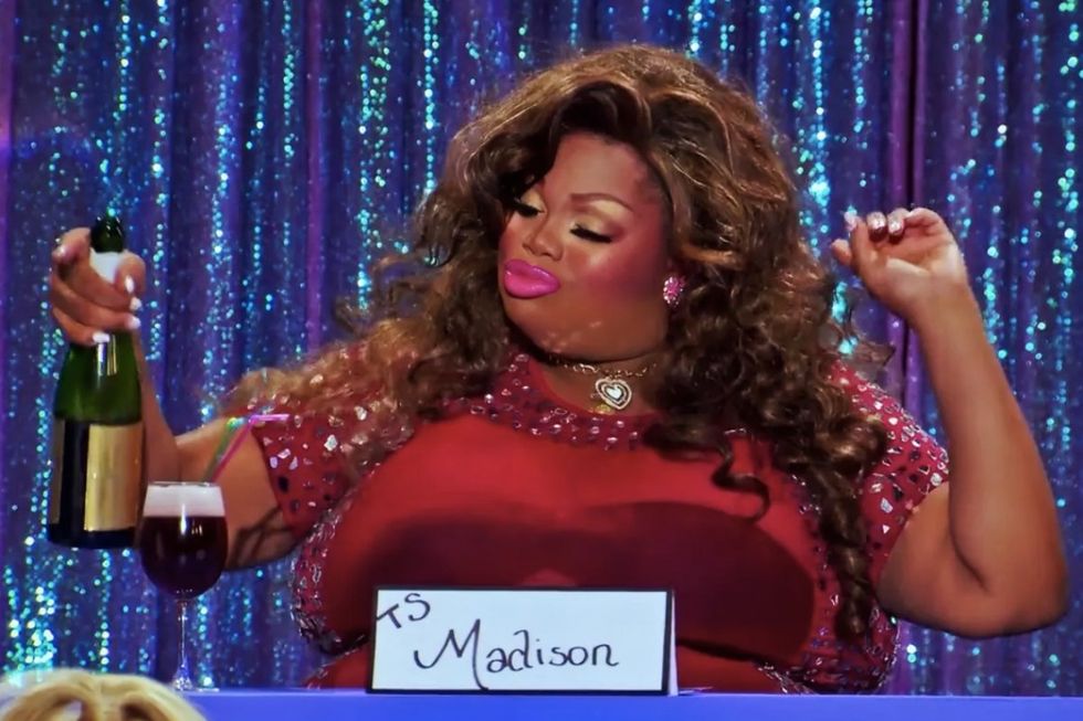 Silky Nutmeg Ganache as Ts Madison in the Snatch Game of RuPaul's Drag Race season 11