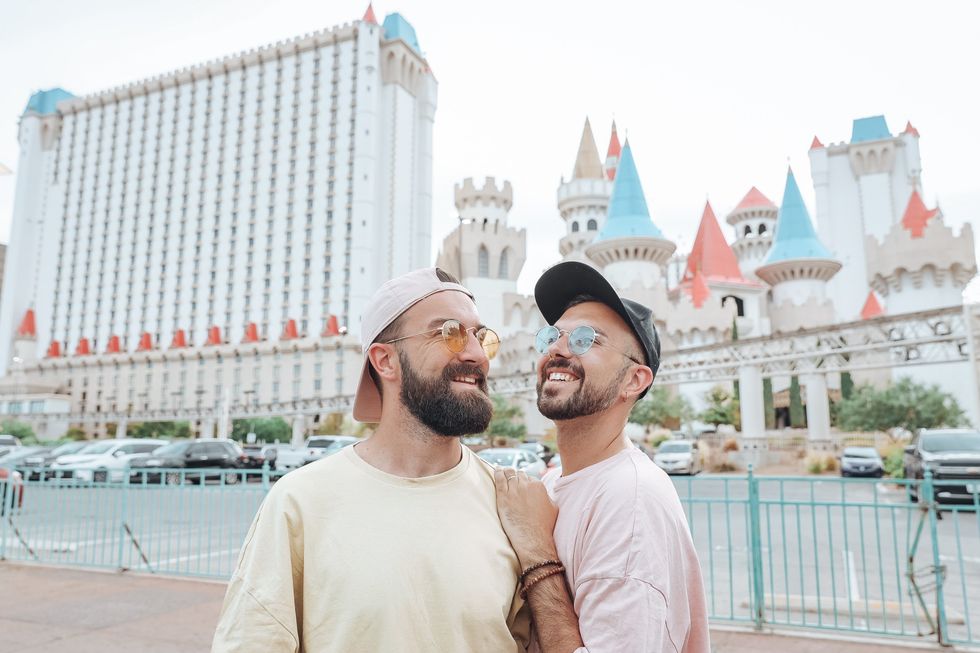 Simone Salton & Marco Girardi of World Mappers at Excalibur Hotel and Casino