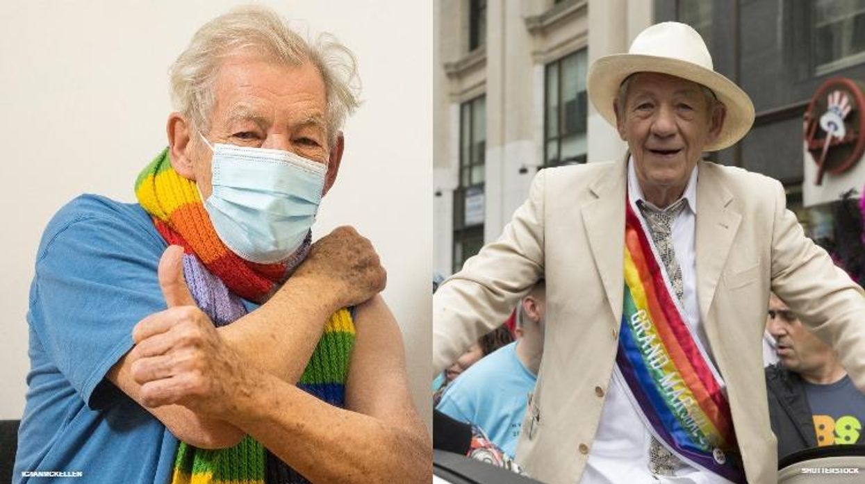 Sir Ian McKellan Among the First to Get Pandemic Vaccine