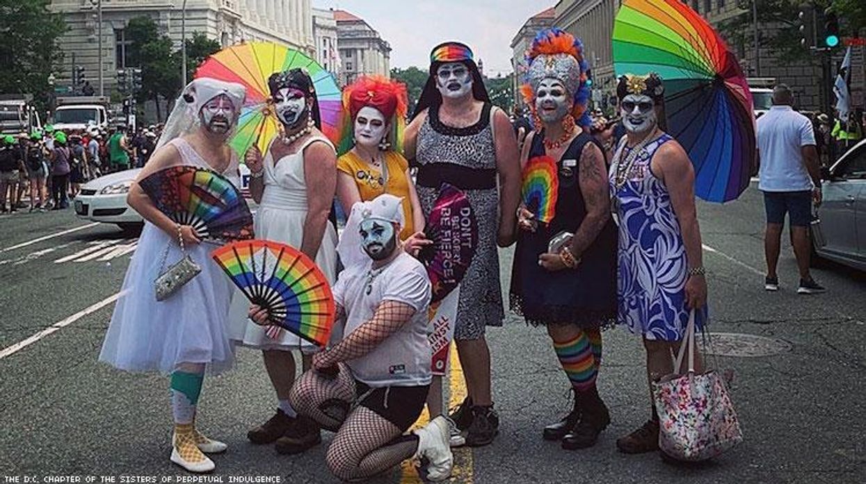 Sisters of Perpetual Indulgence shut down far right rally with Proud Boys in Washington, D.C.