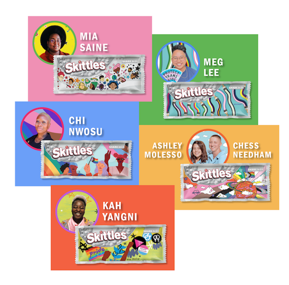 skittle's pride artists