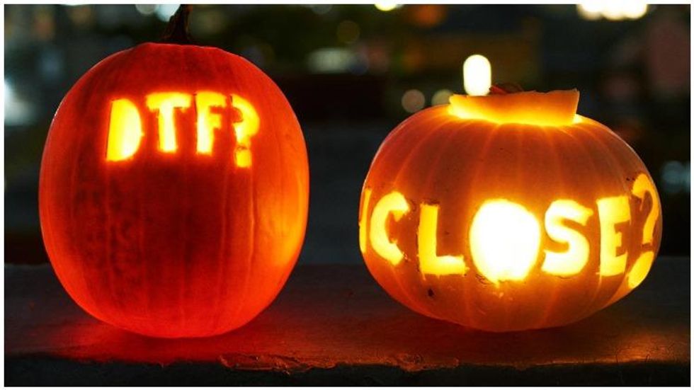 Sniffies.com had a virtual pumpkin carving contest and it made for a very sexy Halloween.