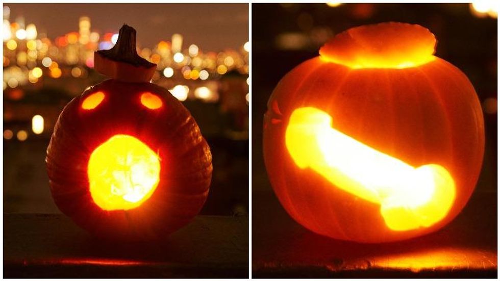 Sniffies.com had a virtual pumpkin carving contest and it made for a very sexy Halloween.